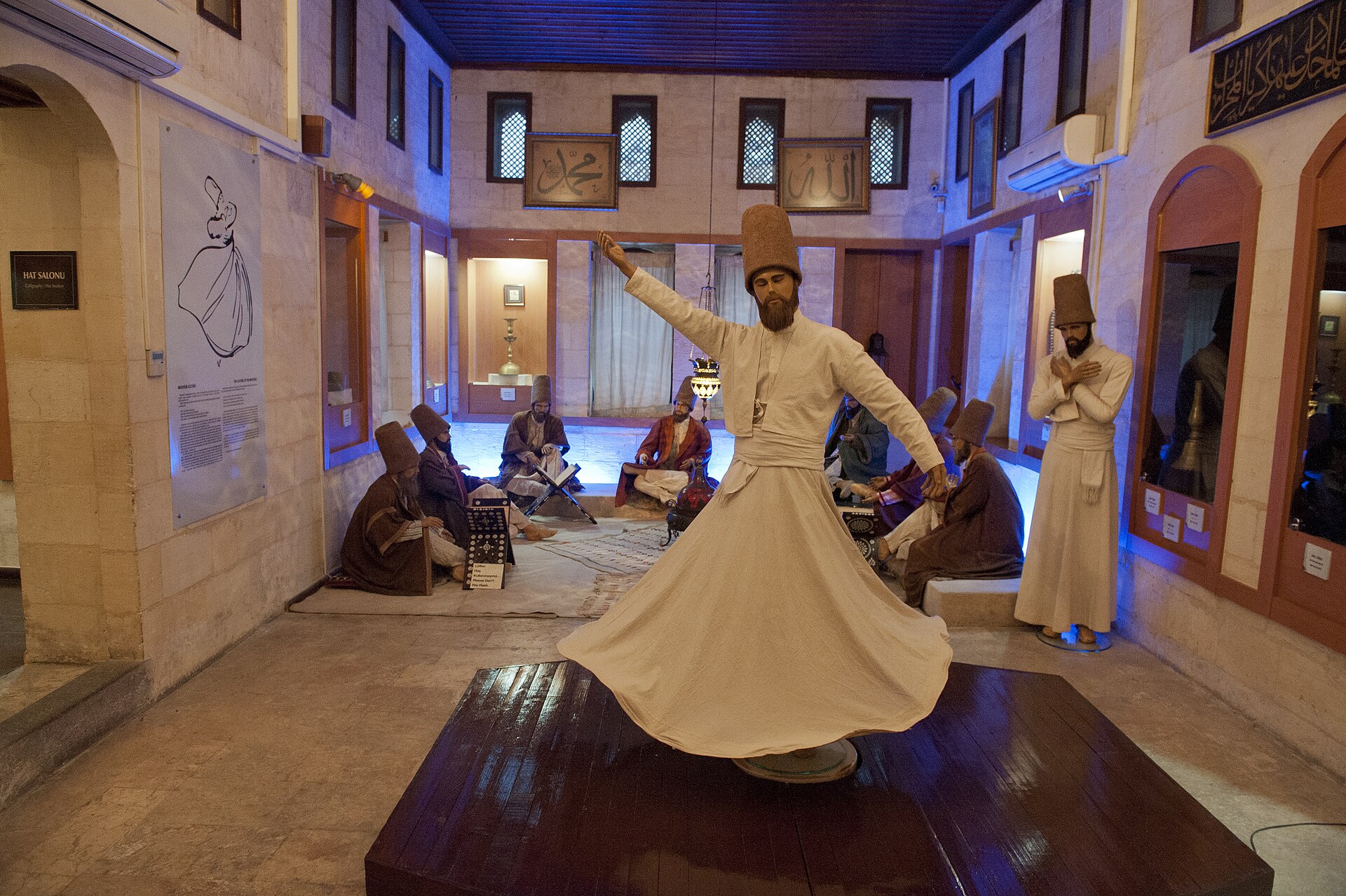 Mevlevi dervishes